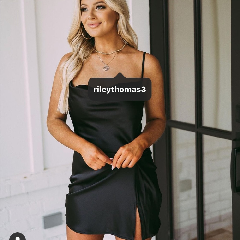 These Three Boutique- cowl dress- Large